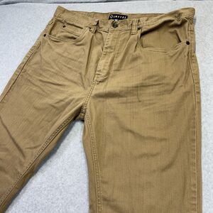 Empyre Verge Men's Size 36x30 Brown Stretch Tapered Jeans Pants Skater